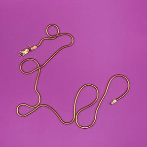 vintage 14k 19" snake chain