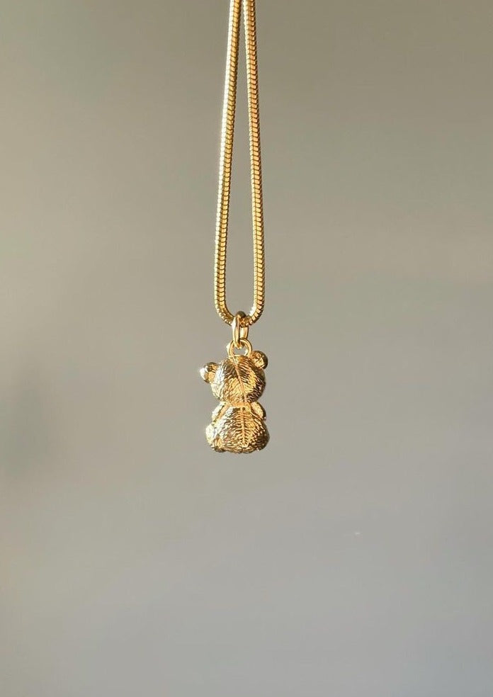 ruth ny x teruko jewelry 14k teddy bear charm