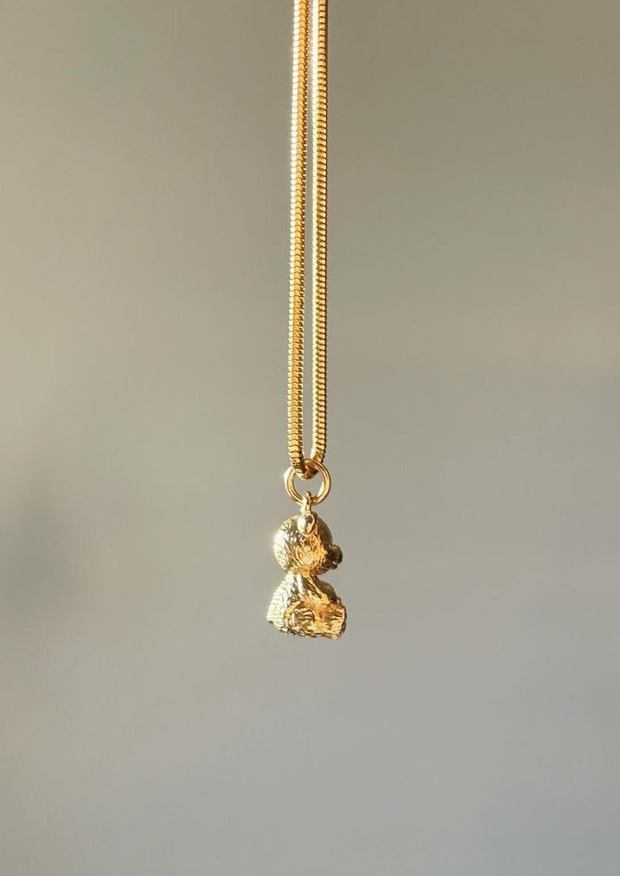 ruth ny x teruko jewelry 14k teddy bear charm