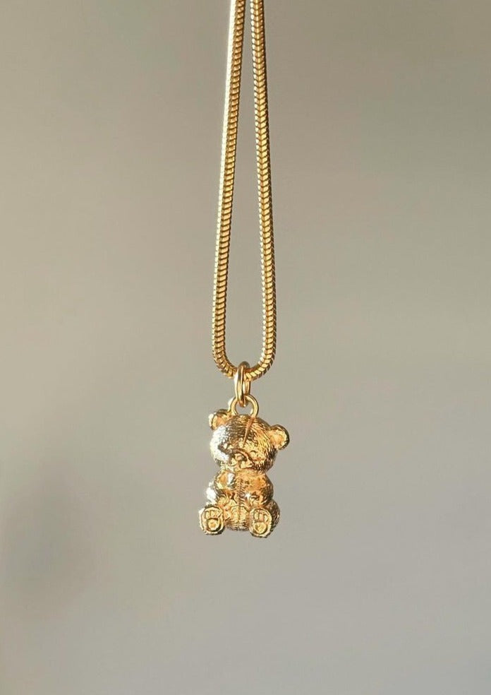 ruth ny x teruko jewelry 14k teddy bear charm